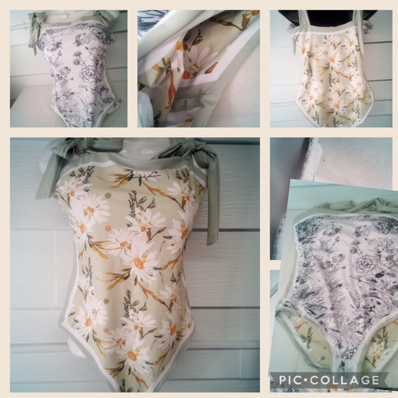 Violet Reversible Tie-Shoulder One Piece Swimsuit - Picture 7 of 12